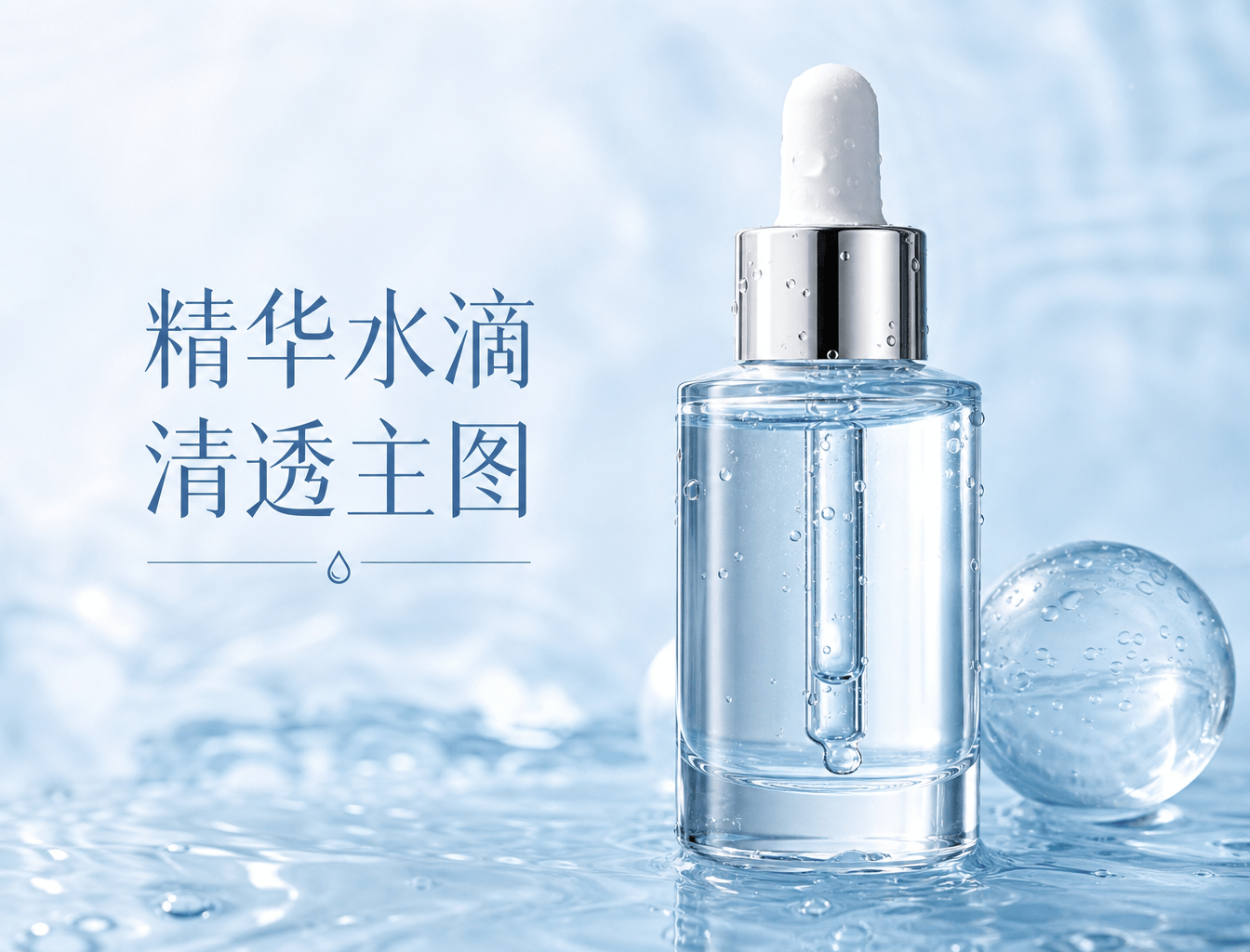 美妆护肤 - 护肤品、彩妆、香水、个护和质感包装图。