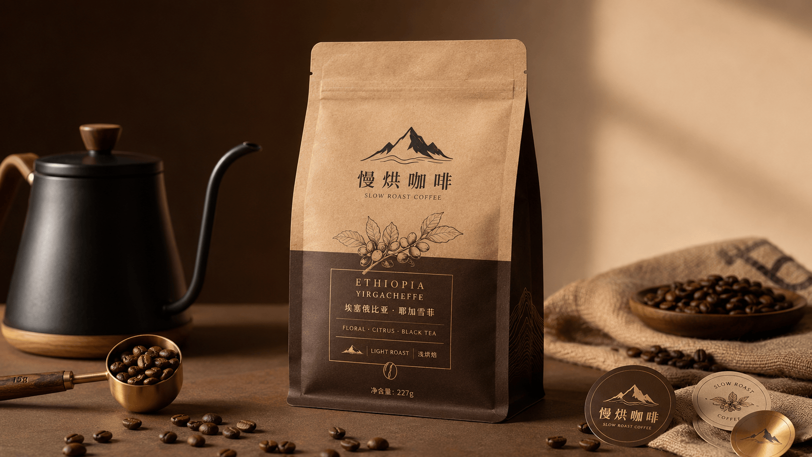 精品咖啡豆包装设计