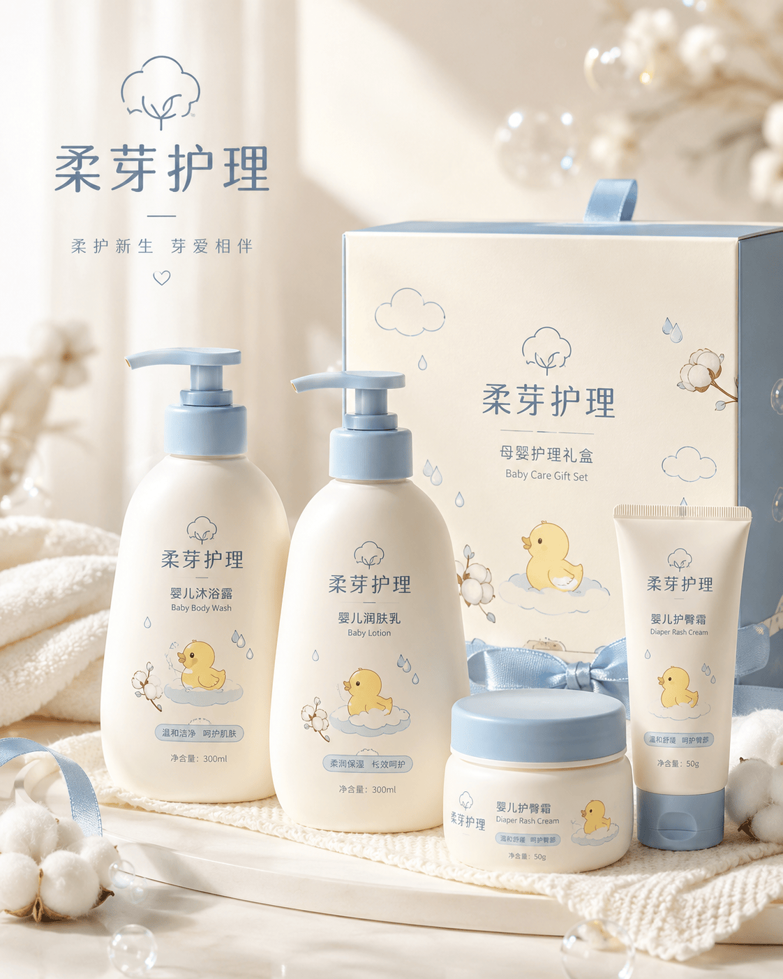 高级母婴洗护包装设计