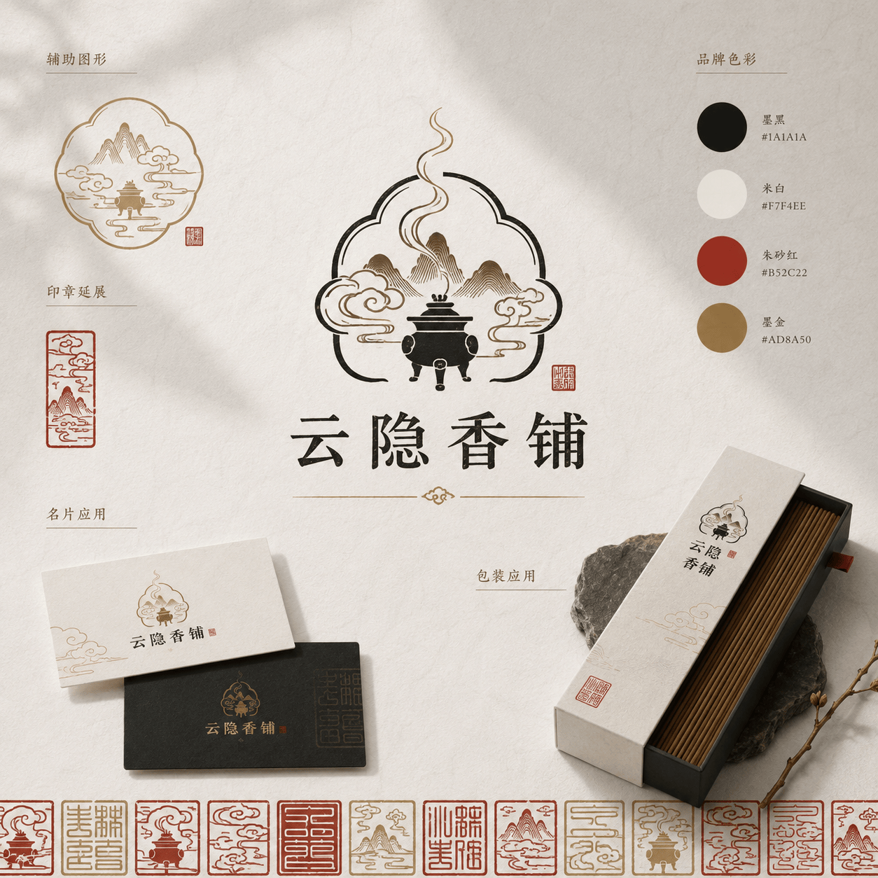 国潮香铺品牌Logo灵感
