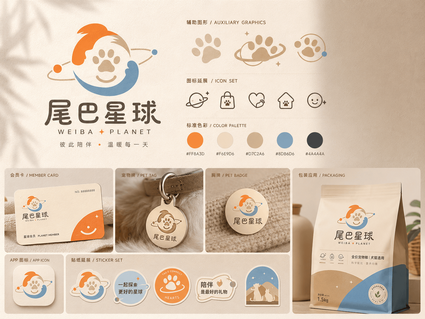 宠物服务品牌Logo灵感