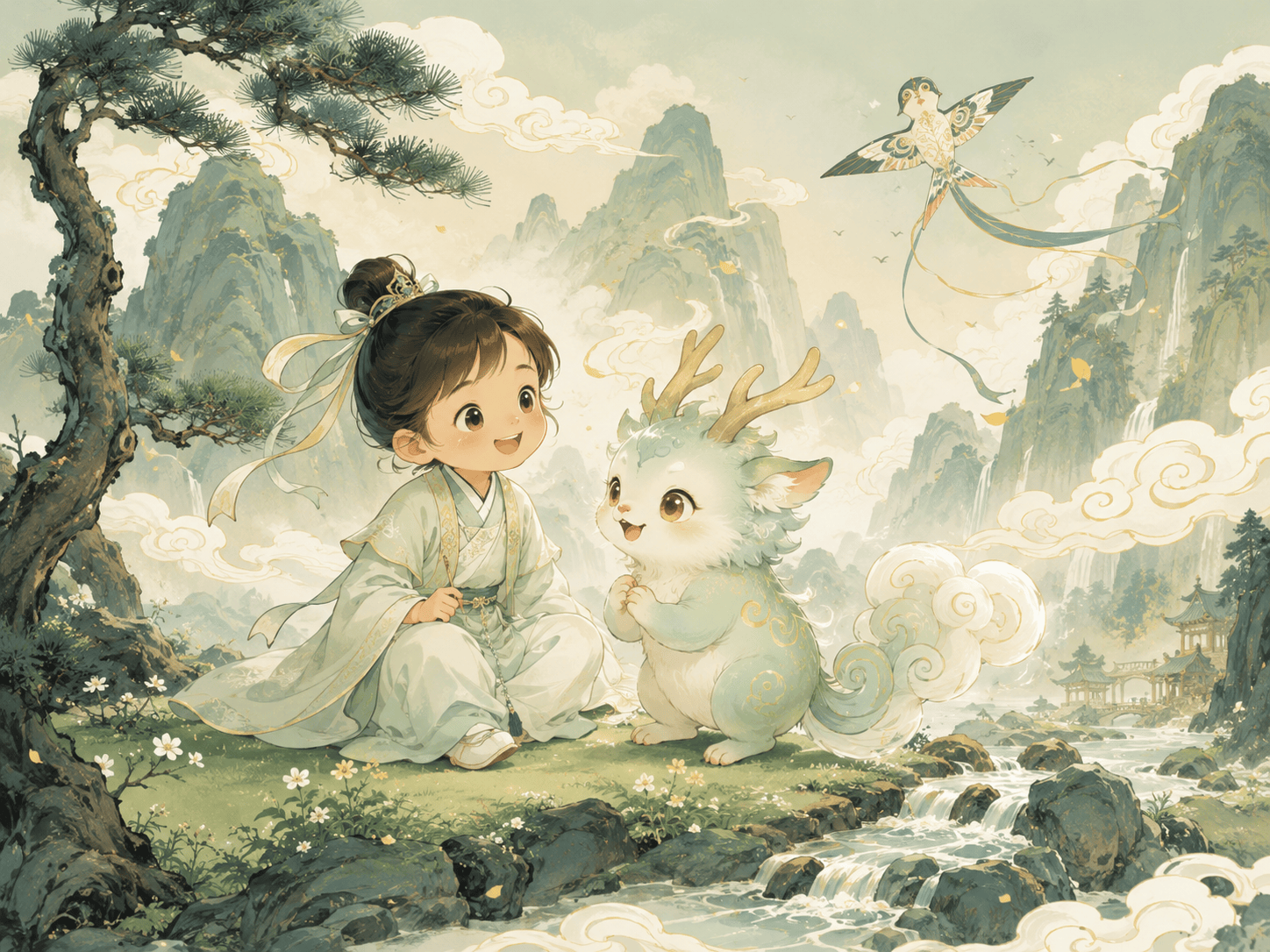 国风山海小神兽绘本