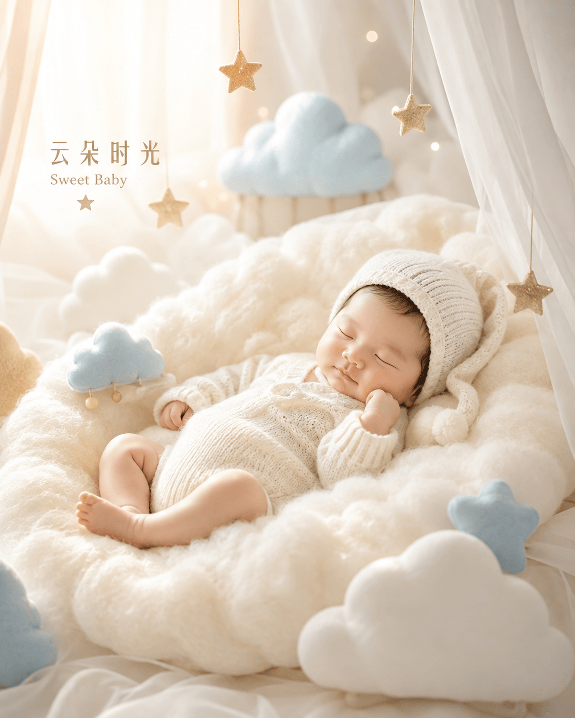 云朵摇篮宝宝写真 - 母婴亲子