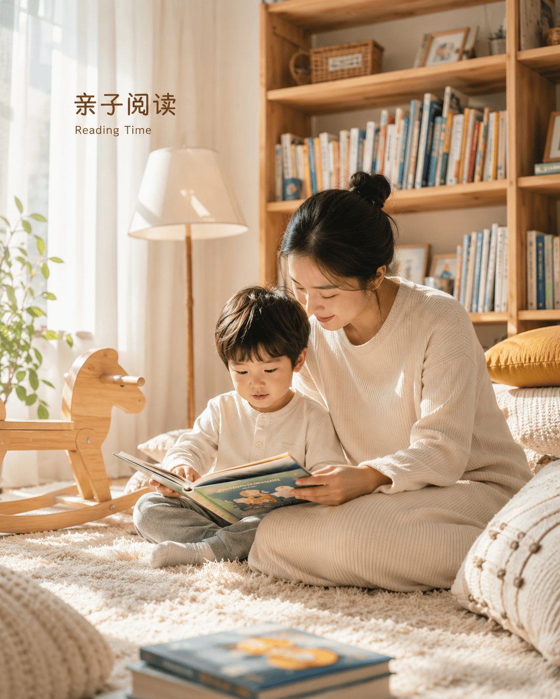 亲子阅读午后海报 - 母婴亲子