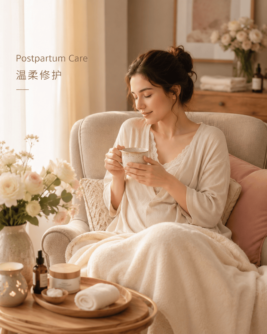 月子护理温暖广告图 - 母婴亲子