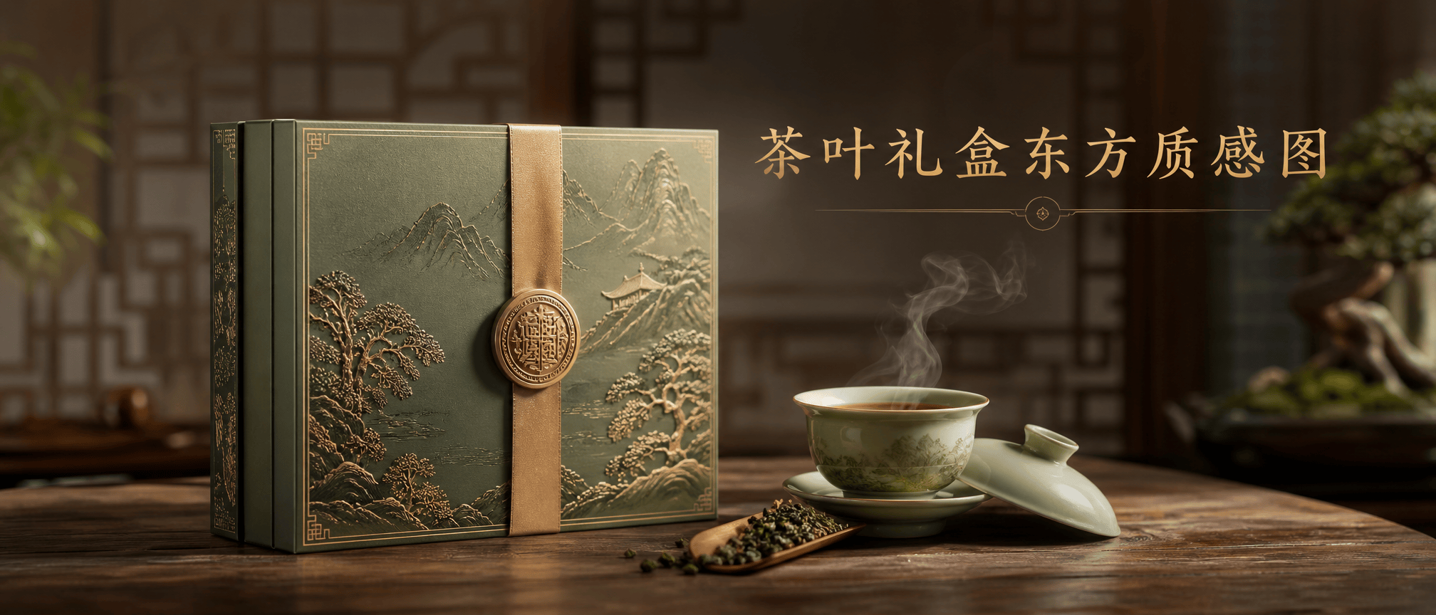 茶叶礼盒东方质感图