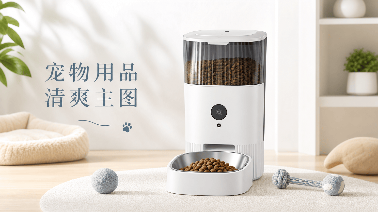 宠物用品清爽主图 - 电商产品图