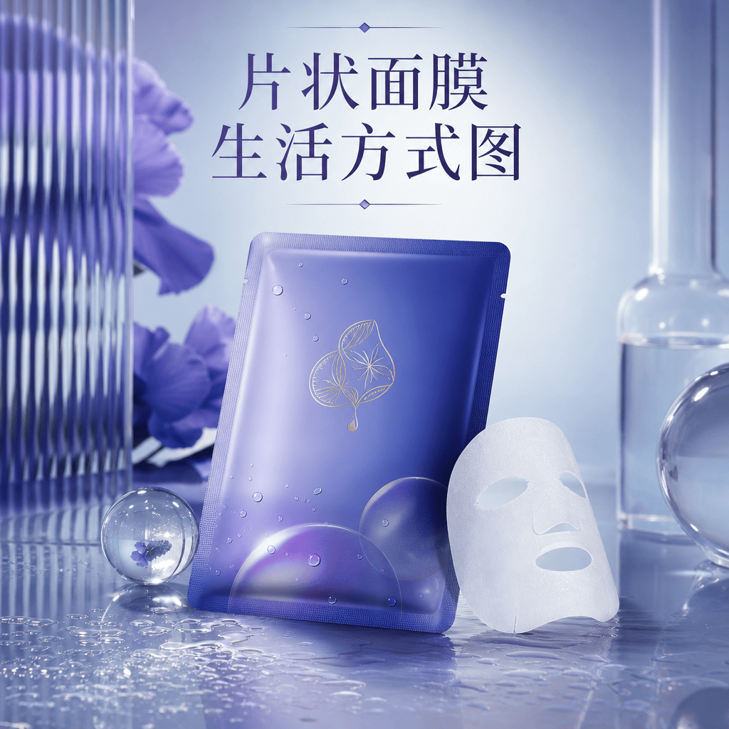 片状面膜生活方式图 - 美妆护肤