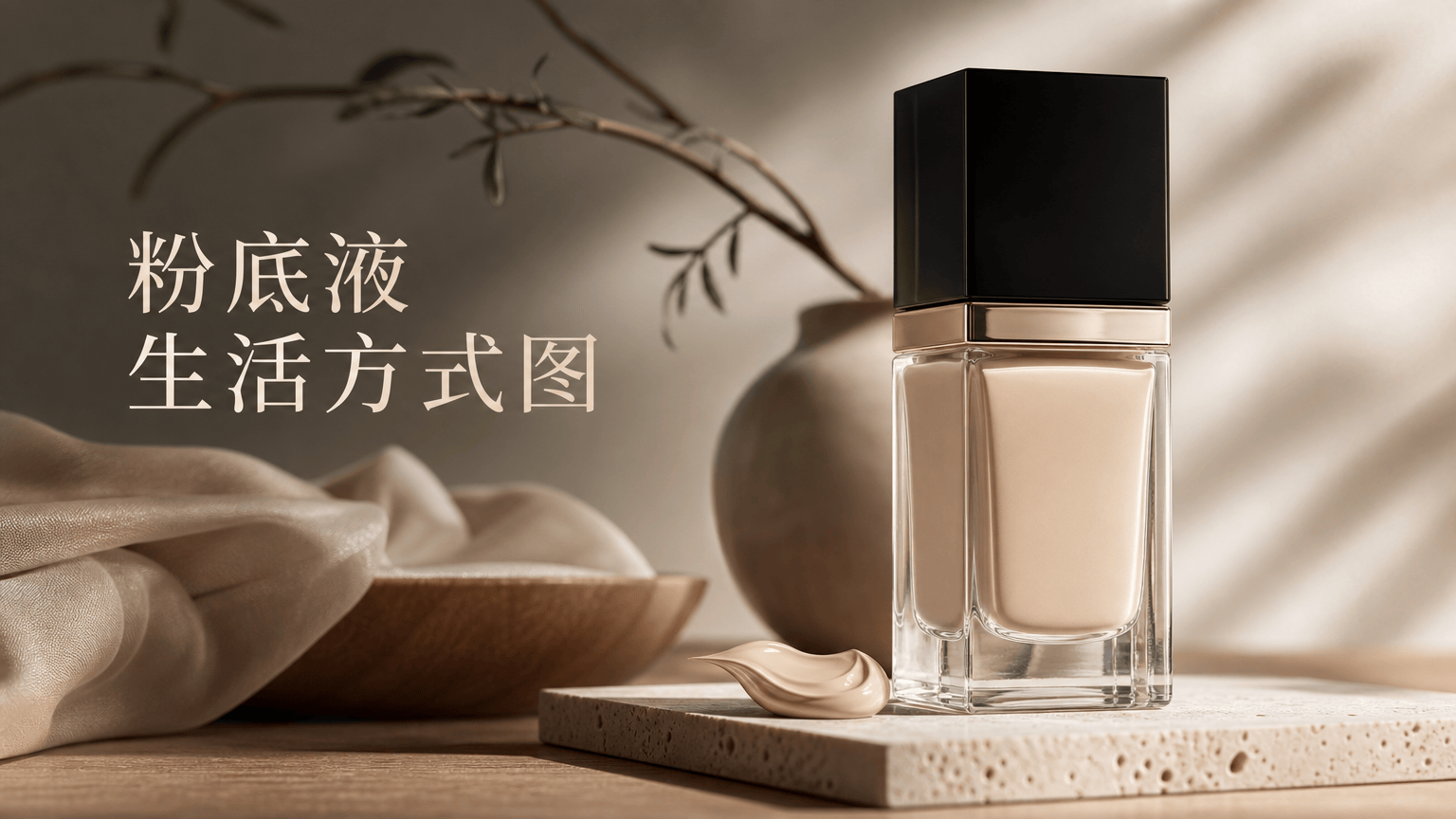 粉底液生活方式图 - 美妆护肤