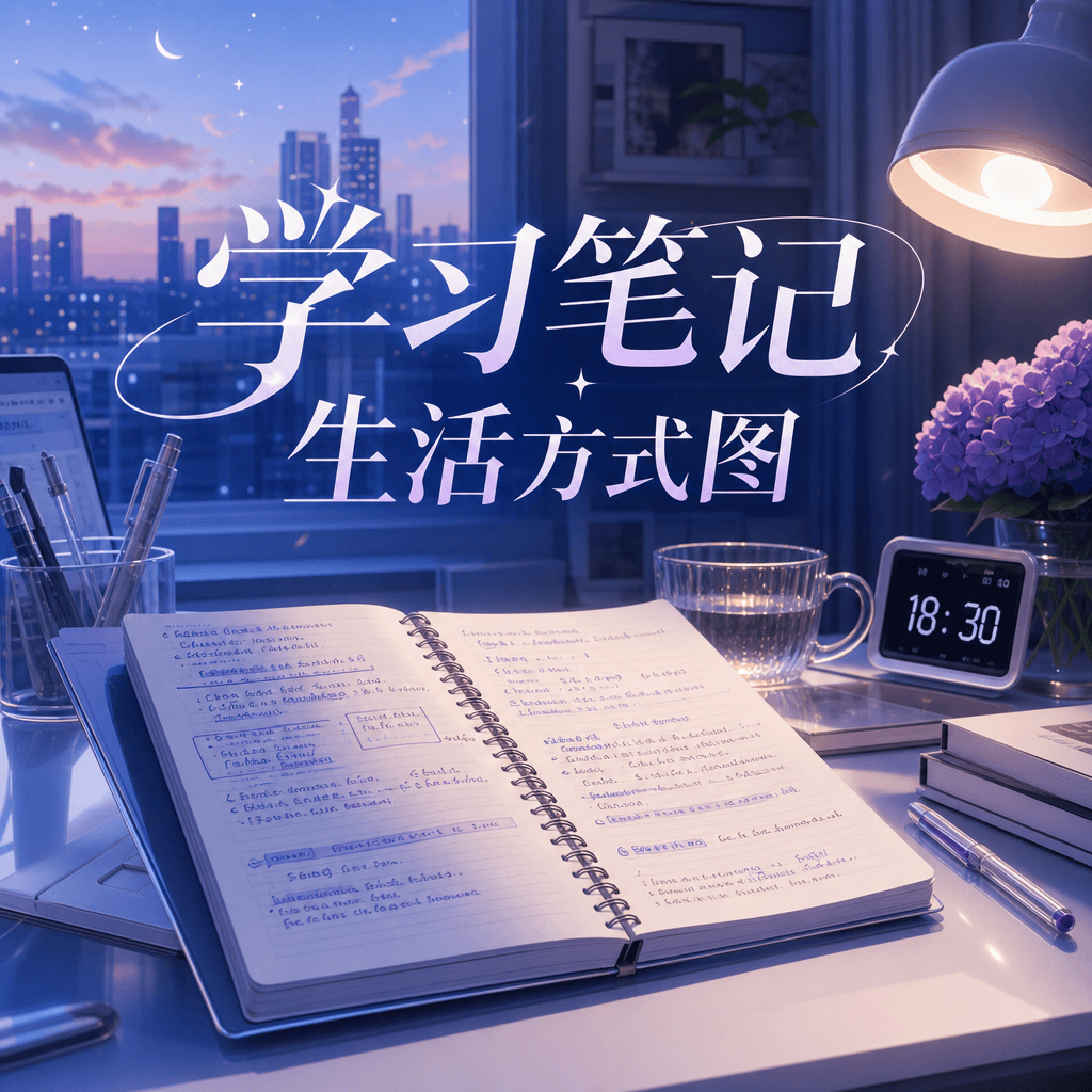学习笔记生活方式图 - 小红书封面