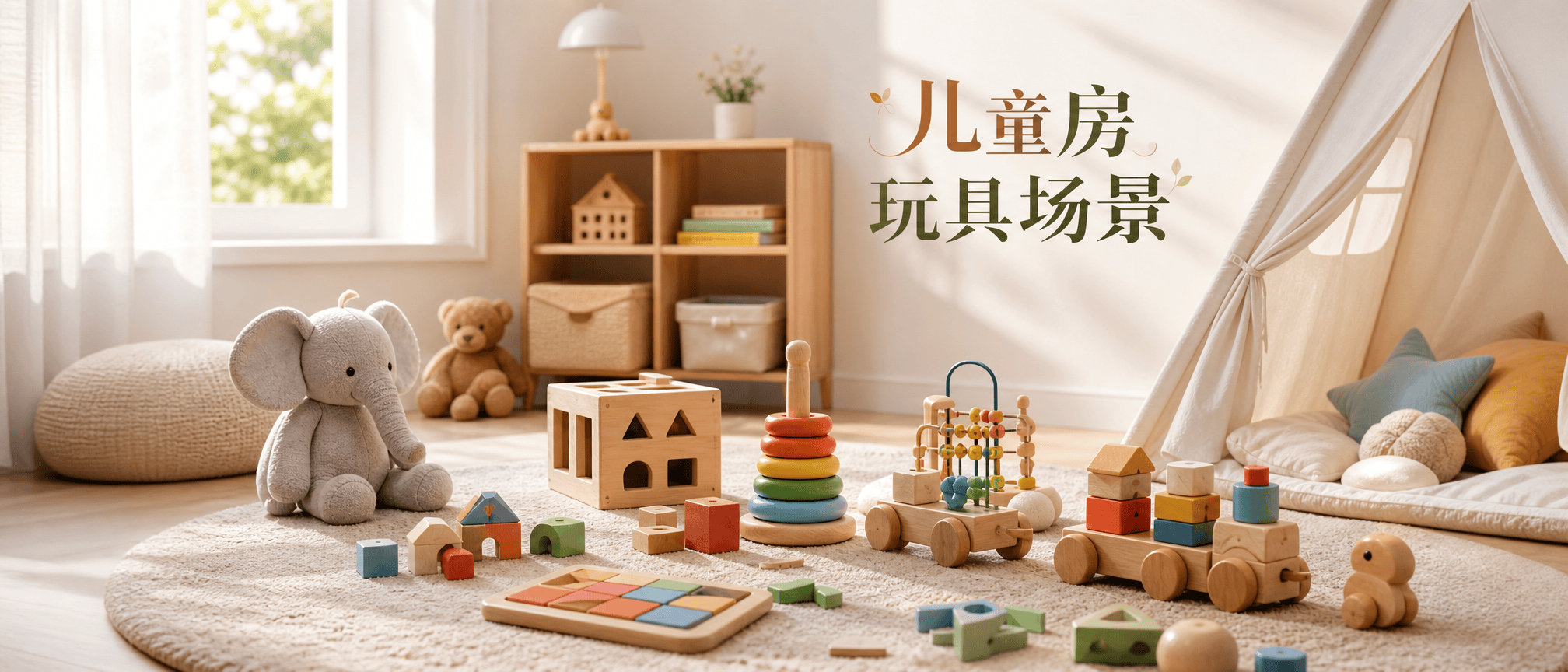 儿童房玩具场景 - 产品场景图