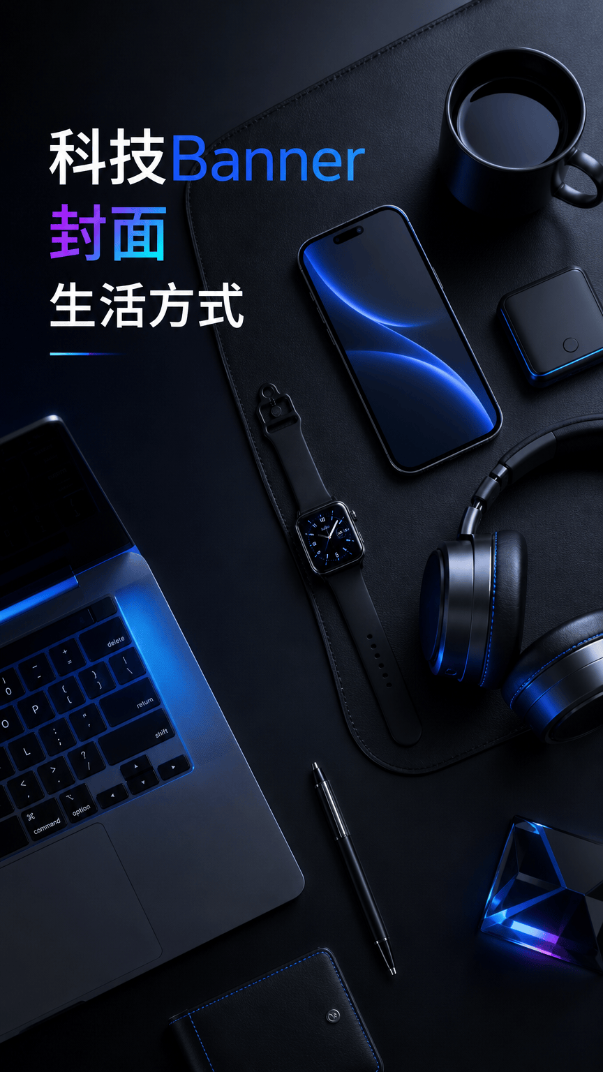 科技Banner封面生活方式图