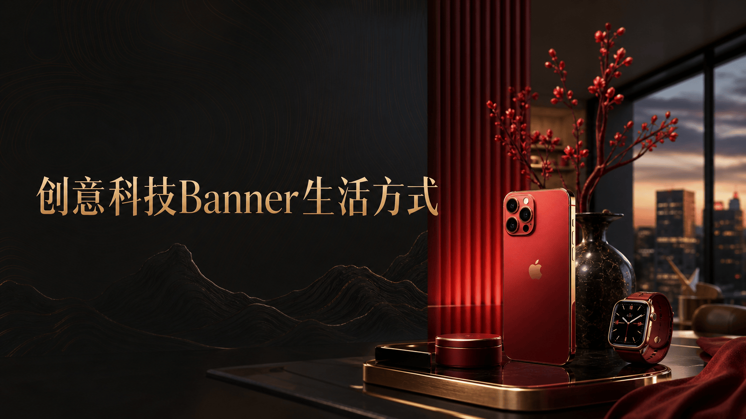 创意科技Banner生活方式图
