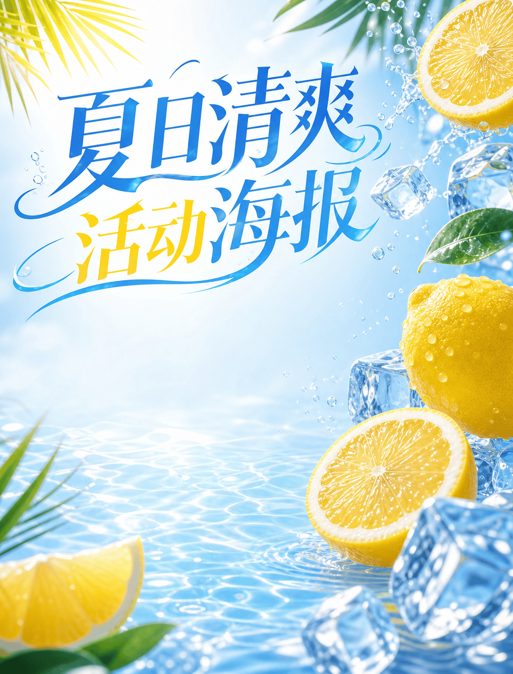 夏日清爽活动海报