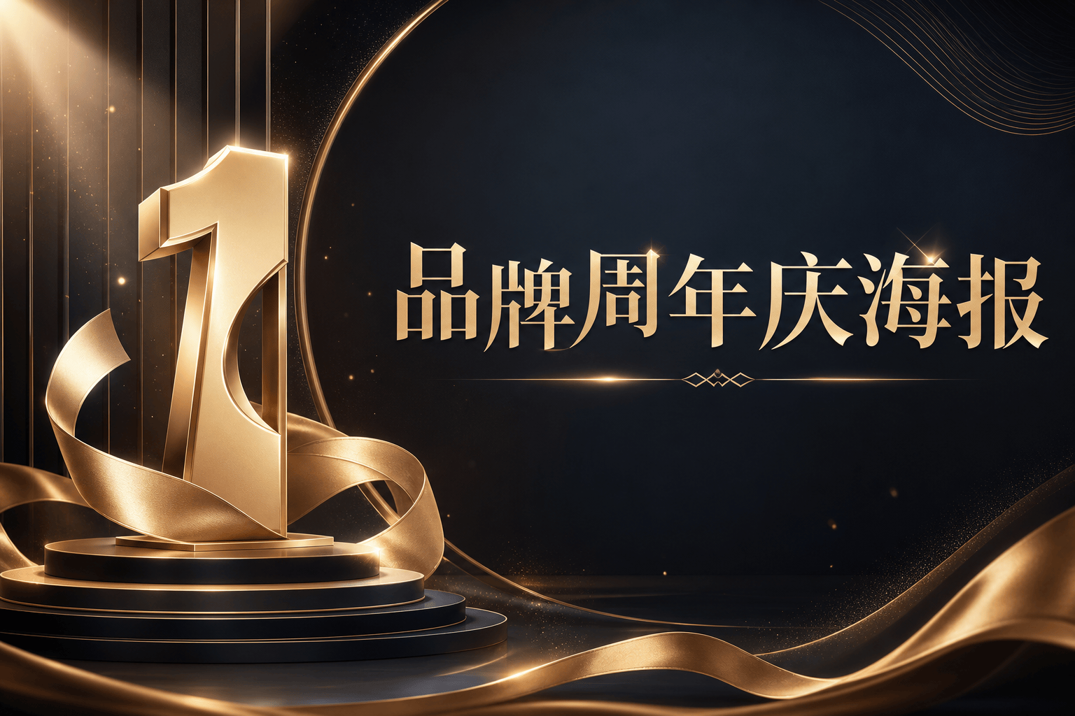 品牌周年庆海报