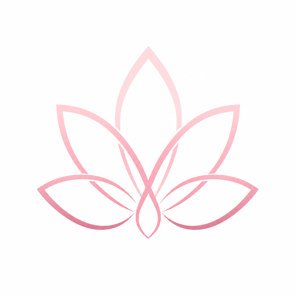 美妆花瓣线性标识灵感