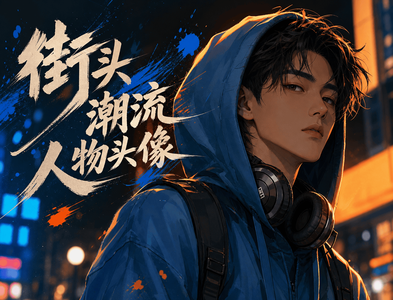 街头潮流人物头像