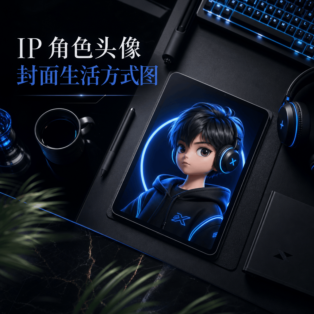 IP 角色头像封面生活方式图