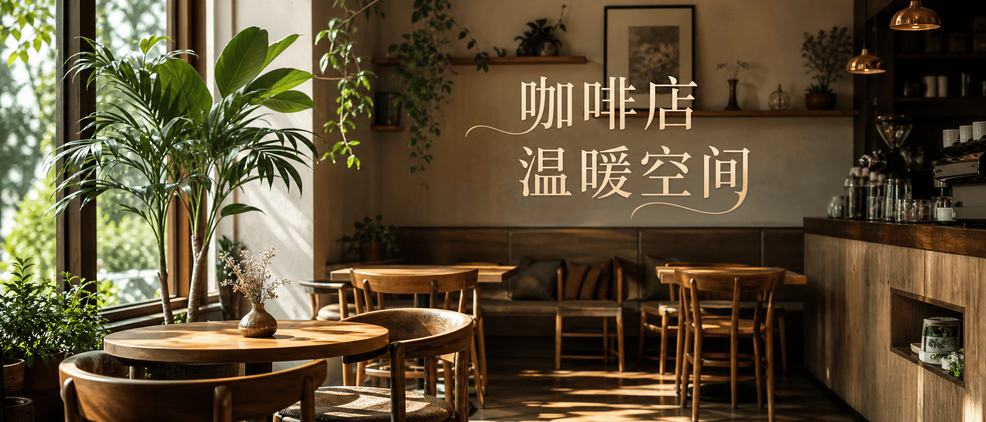 咖啡店温暖空间