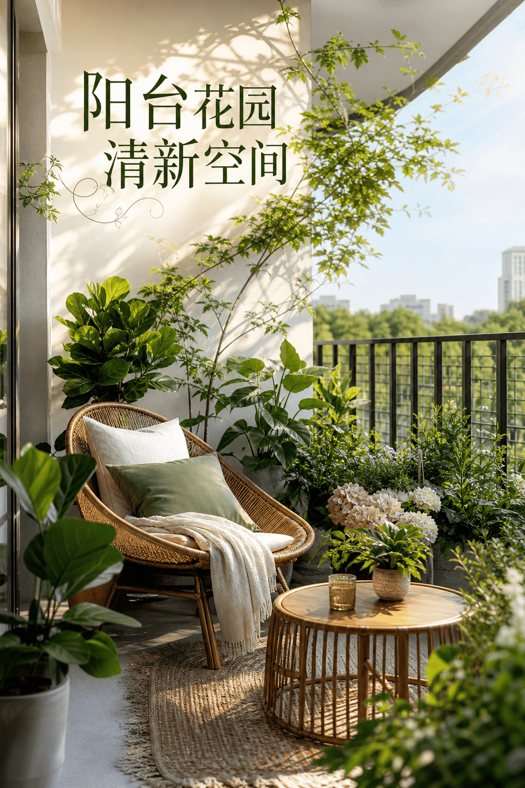 阳台花园清新空间