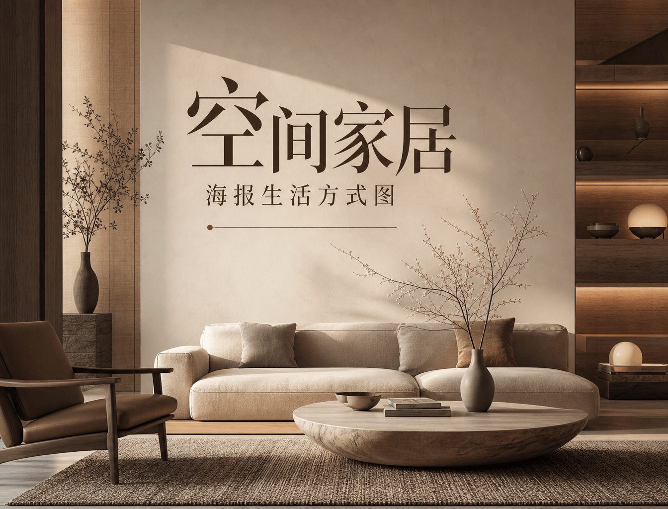 空间家居海报生活方式图