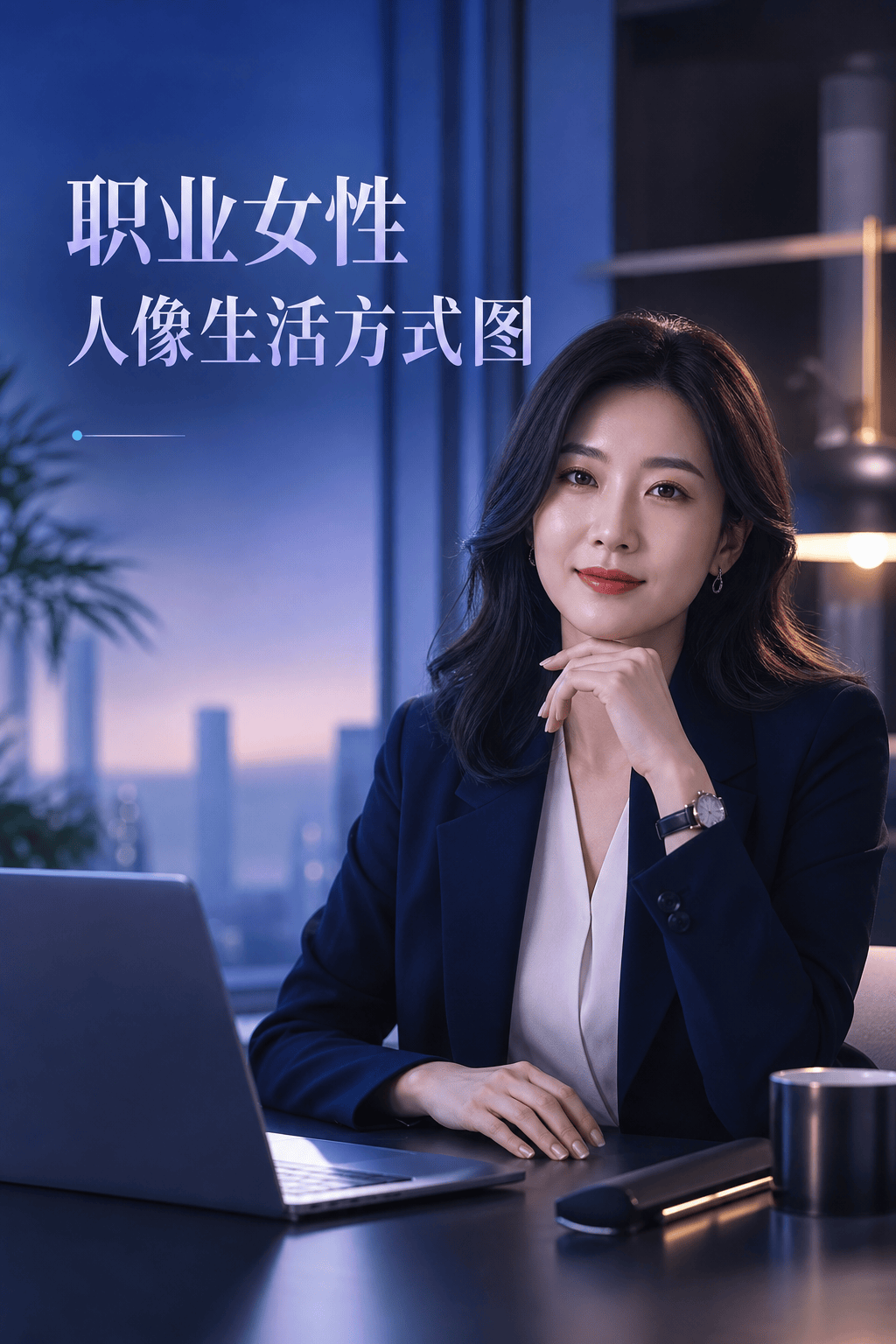 职业女性人像生活方式图