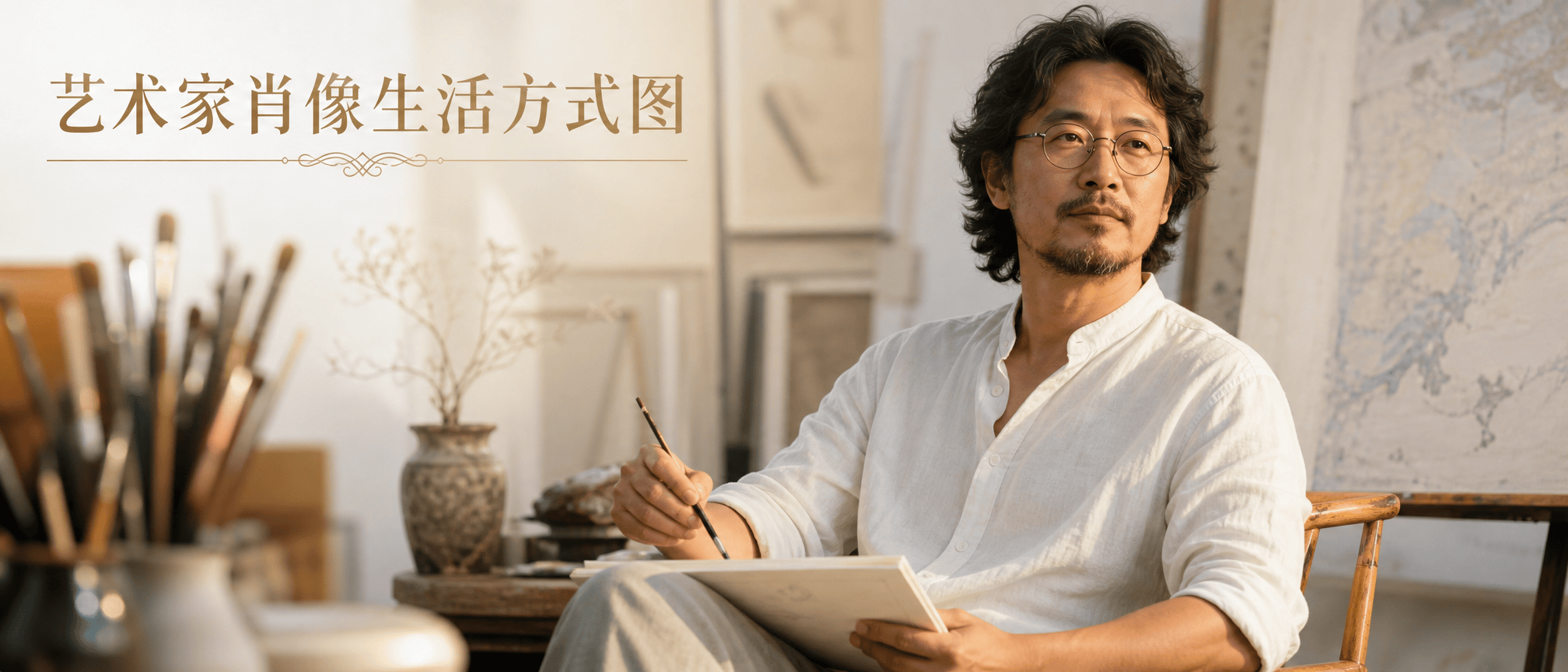 艺术家肖像生活方式图