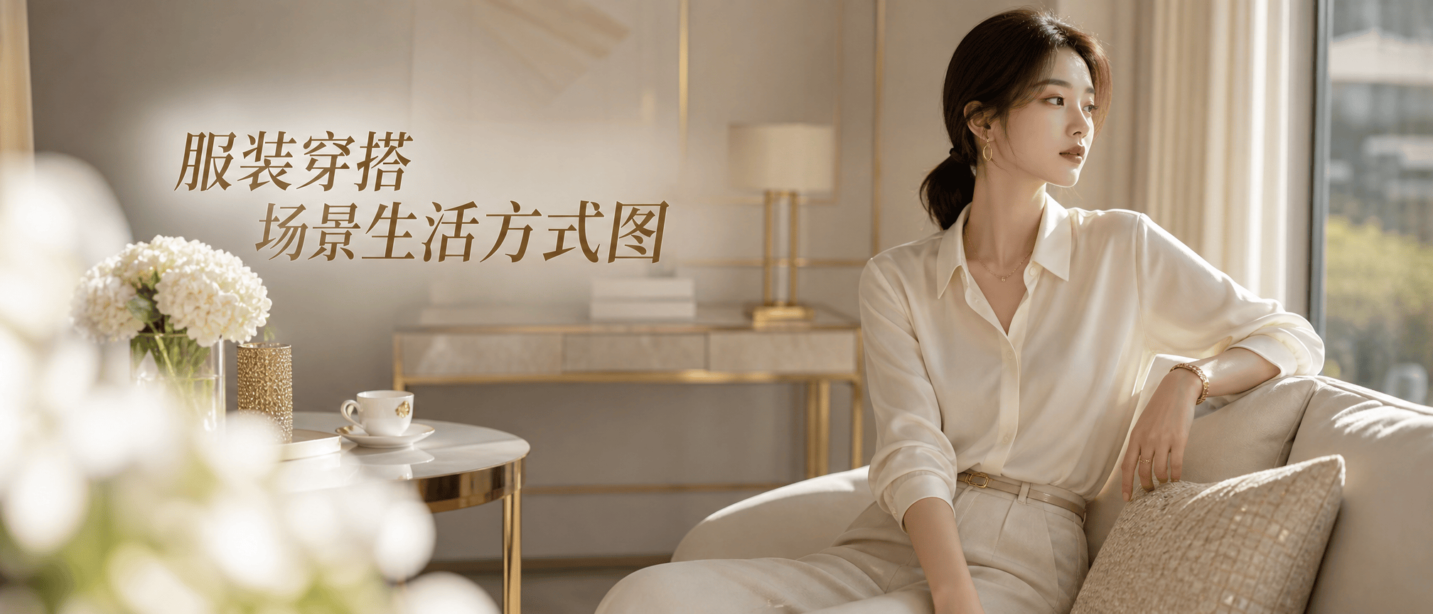 服装穿搭场景生活方式图 - 服装穿搭