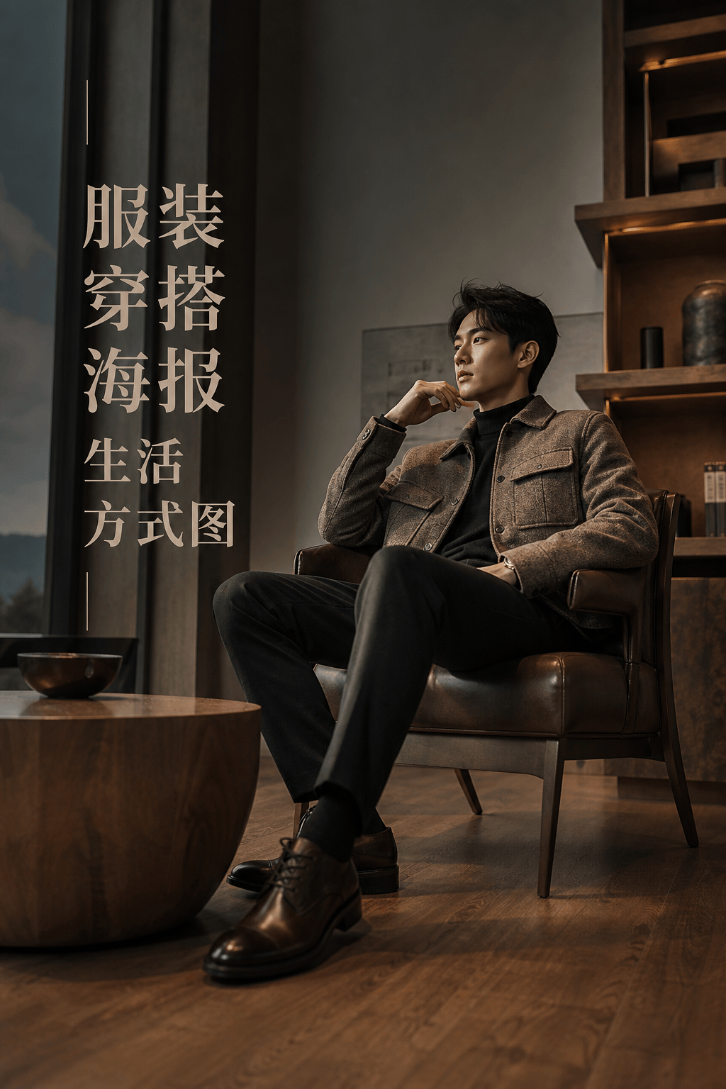 服装穿搭海报生活方式图