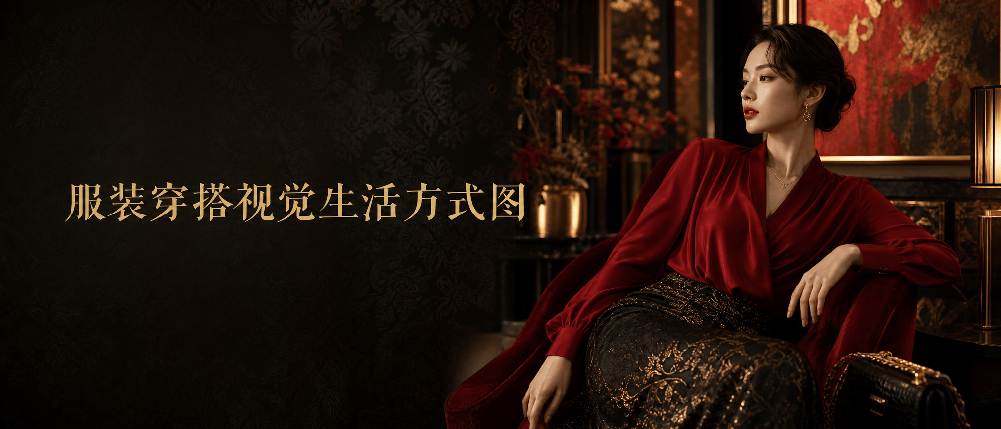 服装穿搭视觉生活方式图 - 服装穿搭