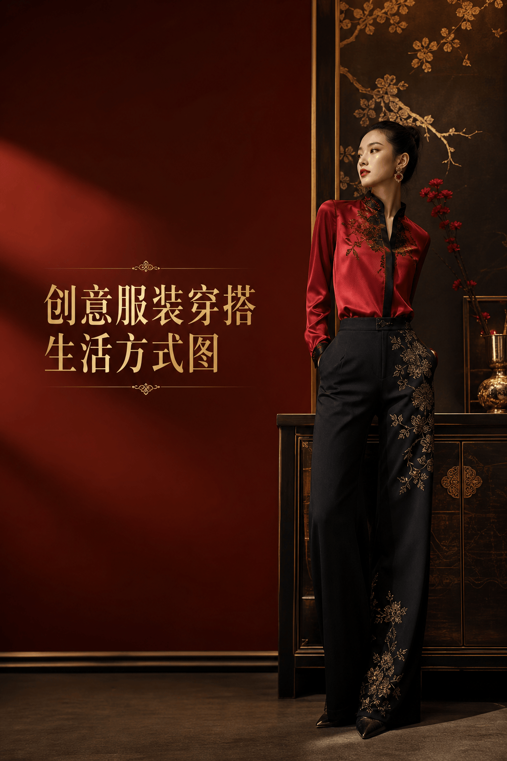 创意服装穿搭生活方式图