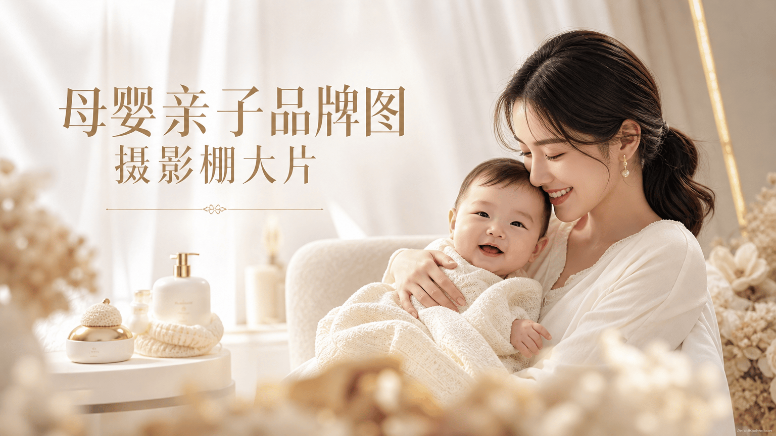 母婴亲子品牌图摄影棚大片
