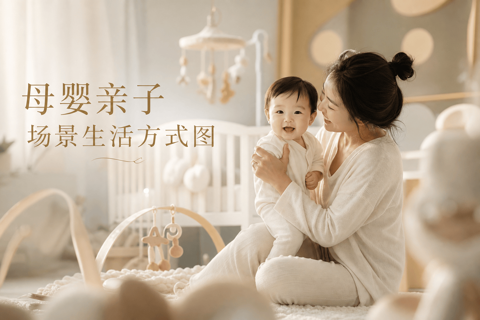 母婴亲子场景生活方式图