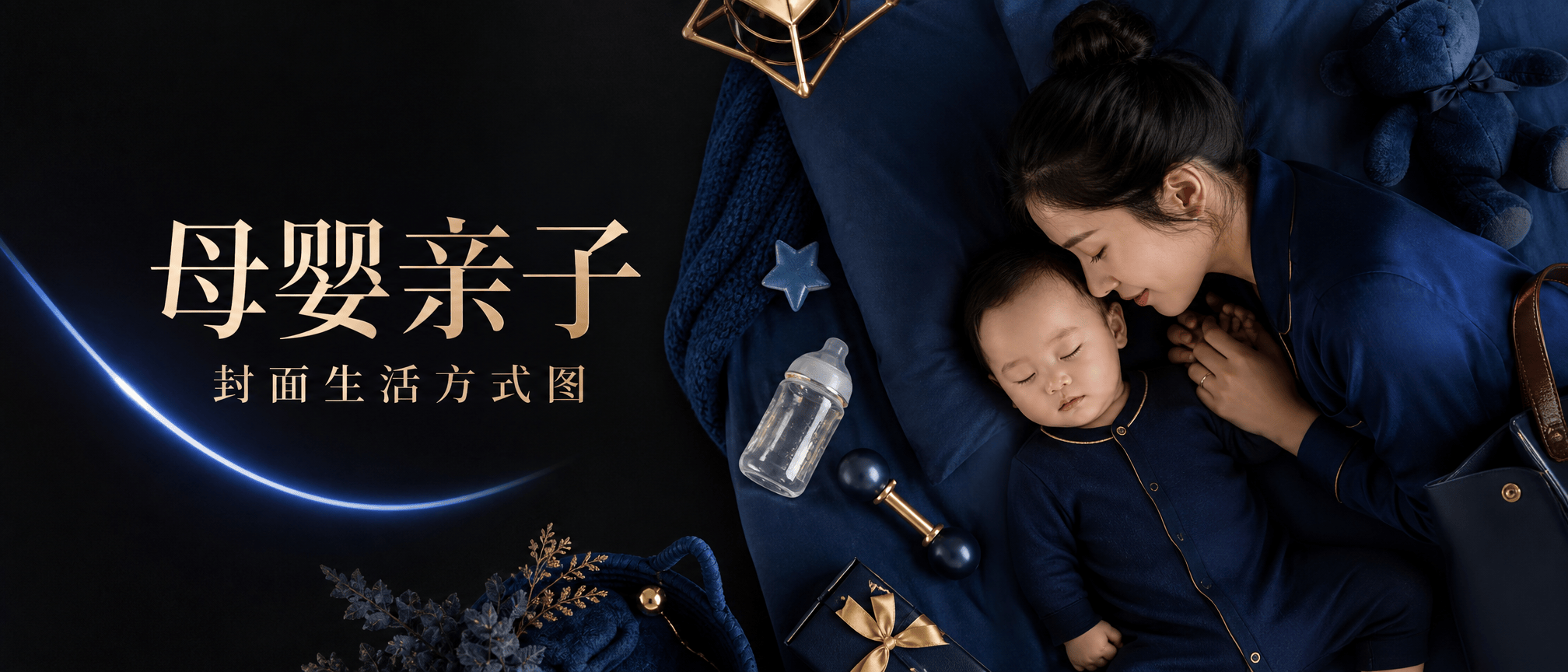 母婴亲子封面生活方式图