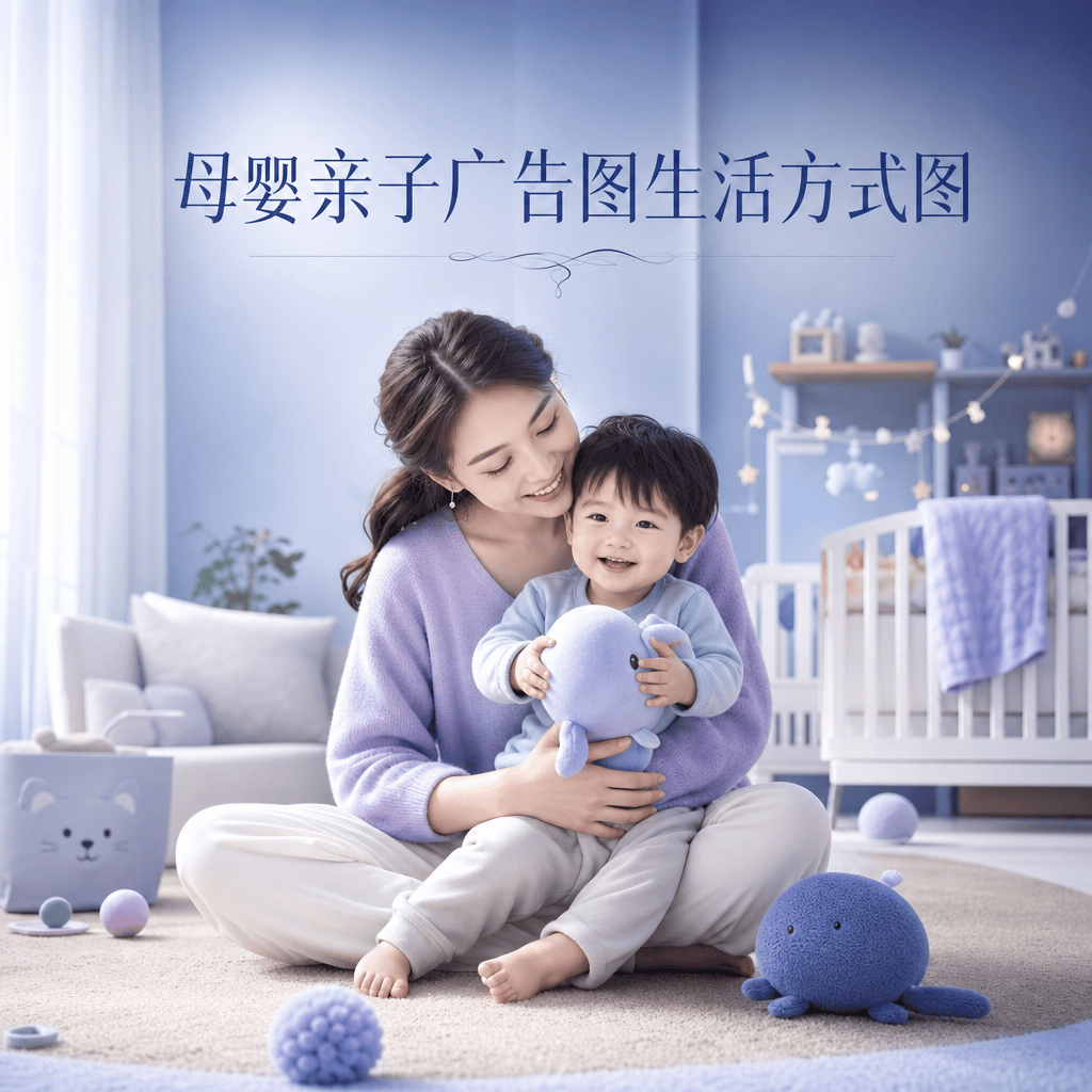 母婴亲子广告图生活方式图