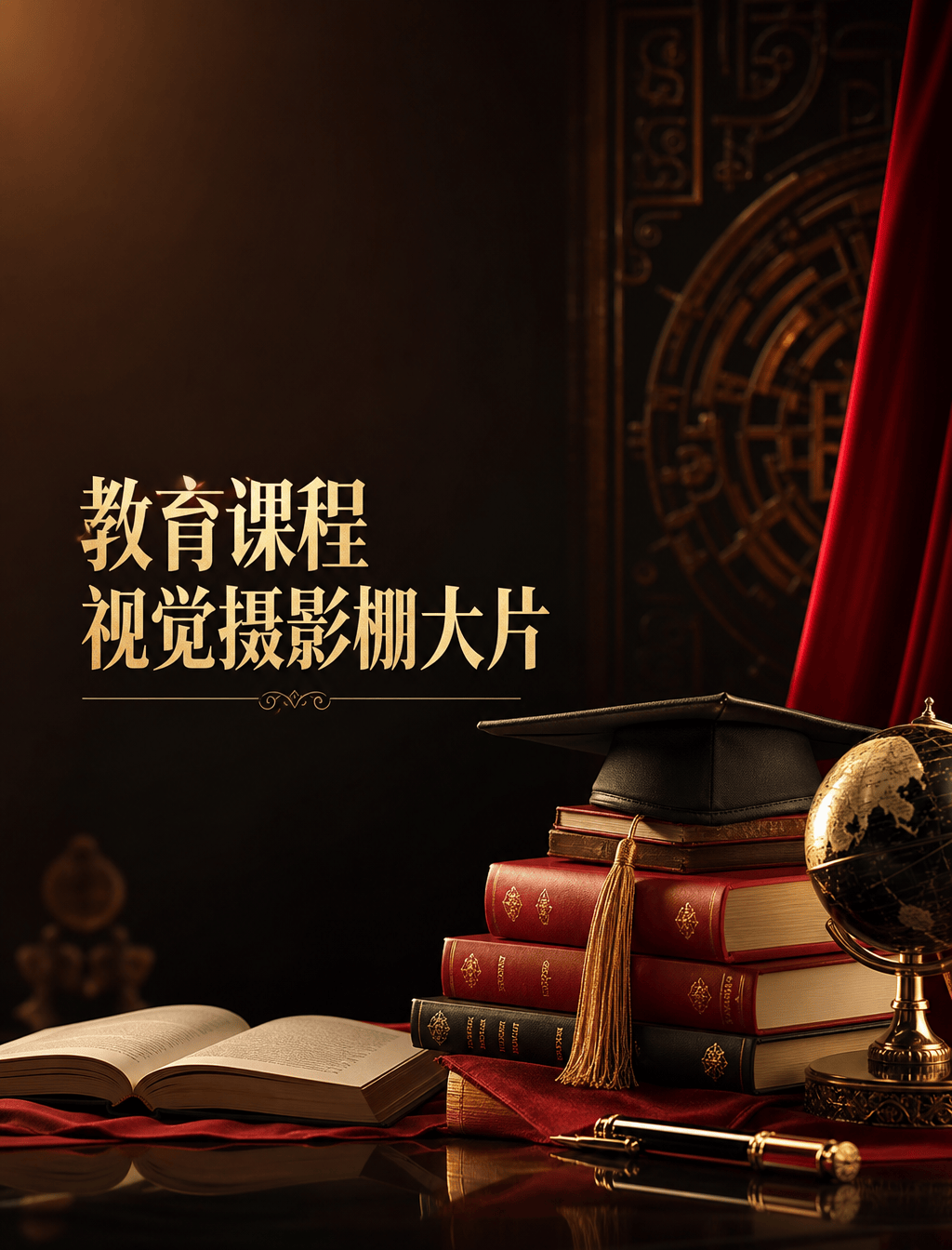 教育课程视觉摄影棚大片