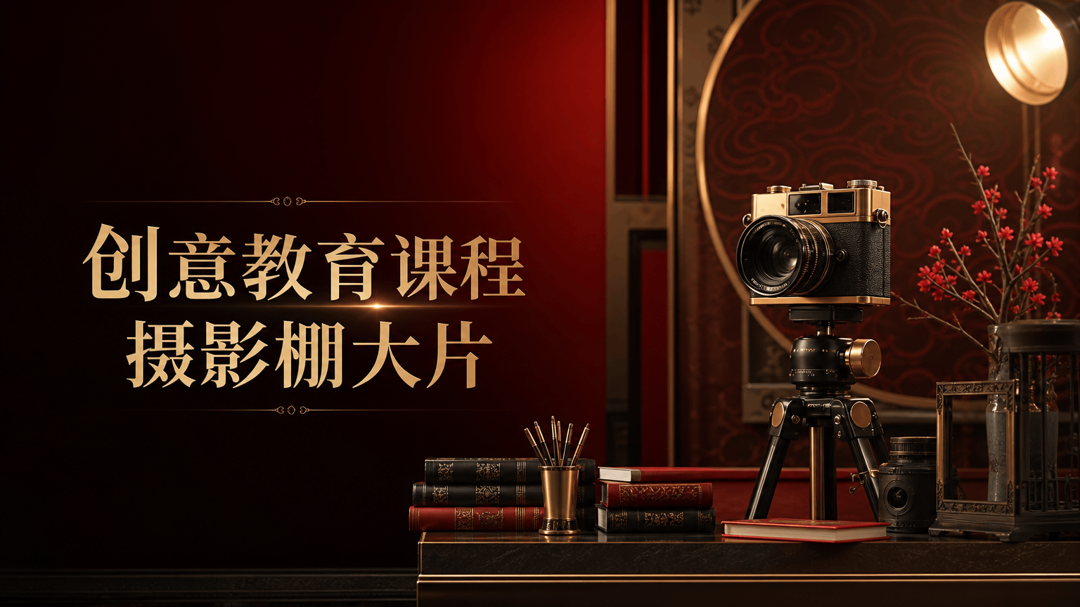 创意教育课程摄影棚大片