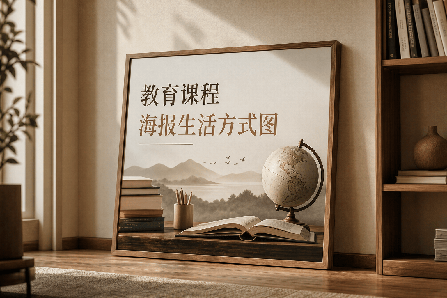 教育课程海报生活方式图