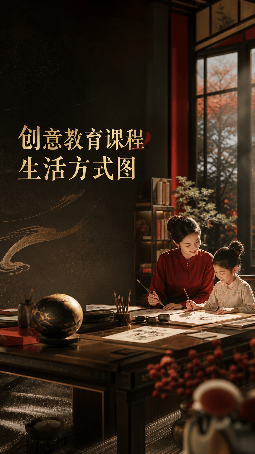 创意教育课程生活方式图
